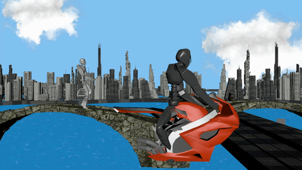 Hello robot Strong contrast and central alignment guide the viewer’s eye, while the simplified environment enhances readability at both full size and thumbnail scale. The result is a clear, visually striking cover that balances graphic simplicity with a sense of movement and intent.